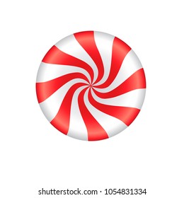 red spiral sweet candy