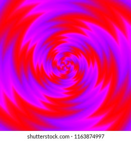 Red spirals. Spin illusion.