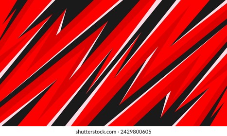 red sport background design, with a sharp edge line style vector illustration	