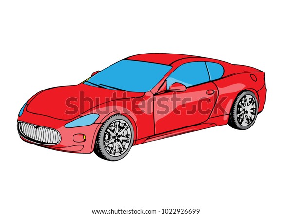 red sport car\
vector