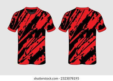 red Sport jersey design for racing, jersey, cycling, football, gaming, motocross