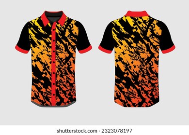 red Sport jersey design for racing, jersey, cycling, football, gaming, motocross
