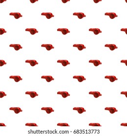 Red sport whistle pattern