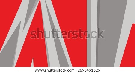 Red sports background vector design with sharp lines pattern