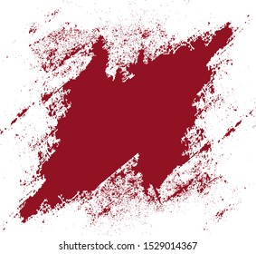 Red spot. Blood. Vector illustration on isolated background.