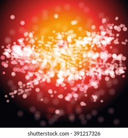 Red spots in the dark 