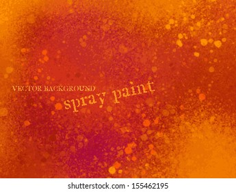Red Spray Paint Grungy Background