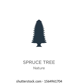 Red spruce tree icon vector. Trendy flat red spruce tree icon from nature collection isolated on white background. Vector illustration can be used for web and mobile graphic design, logo, eps10