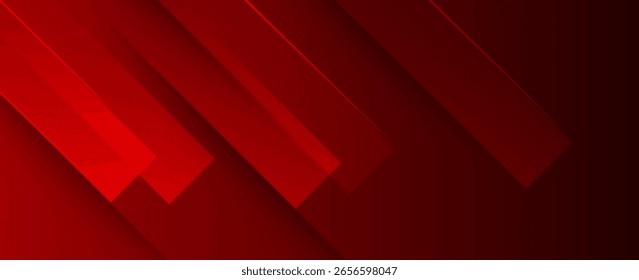 red square background abstract shape business futuristic style vector design