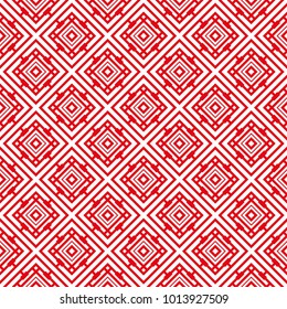 Red Square Chinese seamless pattern