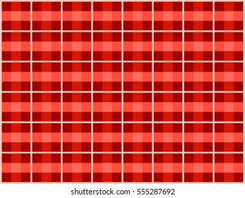 Red square geometric checkered plaid tartan pattern