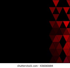 Red Square Grid Mosaic Background, Creative Design Templates