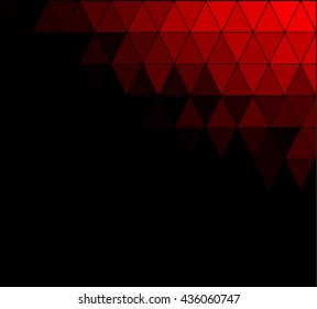 Red Square Grid Mosaic Background, Creative Design Templates