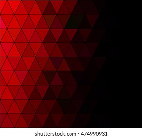 Red Square Grid Mosaic Background, Creative Design Templates