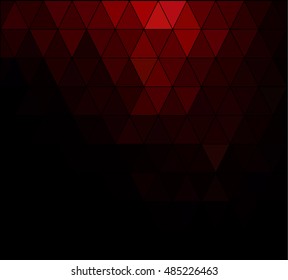 Red Square Grid Mosaic Background, Creative Design Templates