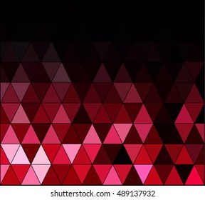 Red Square Grid Mosaic Background, Creative Design Templates