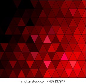 Red Square Grid Mosaic Background, Creative Design Templates