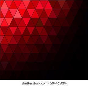 Red Square Grid Mosaic Background, Creative Design Templates
