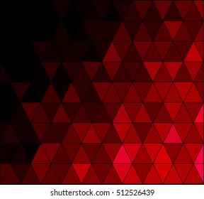 Red Square Grid Mosaic Background, Creative Design Templates