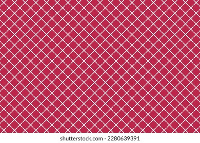 Red square grid mosaic pattern. Vector background.