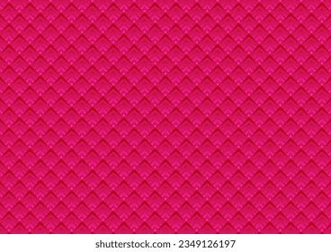 Red square line triangle tile pattern modern presentation background. vector illustration.