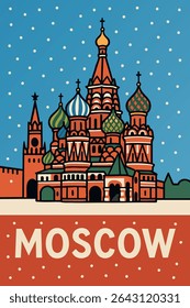Red Square in Moscow is home to some of Russia’s most iconic landmarks, including the Kremlin and St. Basil’s Cathedral.