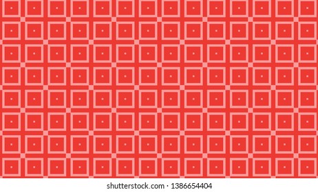 Red Square Pattern Background Image
