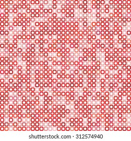 Red square pixel mosaic background