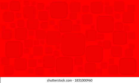 Red Square Shadow Background Desain Vector