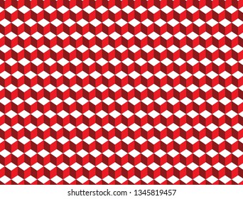 Red square vector and background with Red box design