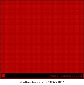 red squared background