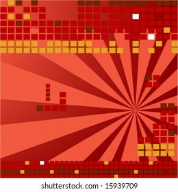 red squares background with burst (use with or without)