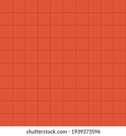 Red squares background. Mosaic tiles pattern. Seamless vector illustration.