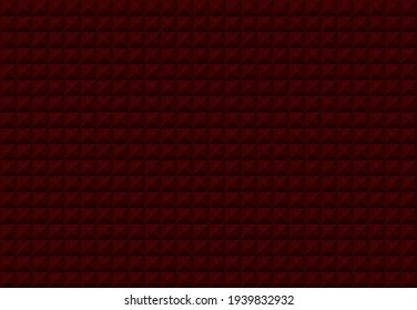 Rote Quadrate, Hintergrund. Mosaikfliesen-Muster. Nahtlose Vektorgrafik.