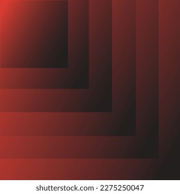 red squares form a room like, vector logo icon
