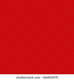Red Squares Pixel Art Pattern. Checked Neutral Seamless Pattern for Modern Design in Flat Style. Tileable Geometric Vector Background.
