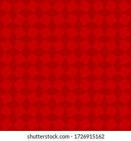 red squares with shadows. vector seamless pattern. simple repetitive background. textile paint. fabric swatch. wrapping paper. continuous print