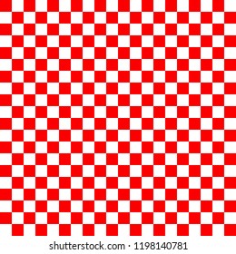 Red squares tablecloth seamless wallpaper pattern