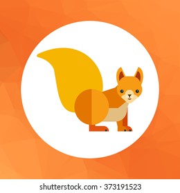 Red squirrel icon