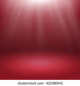 Red stage background