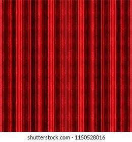 Red stage curtain realistic vector illustration for theater or opera scene backdrop, concert grand opening or cinema premiere. Red curtains or portiere drapes for ceremony performance design template