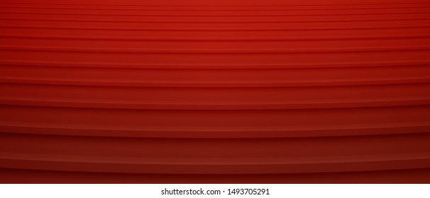 Red stairs, realistic 3d interior staircases, vector background. Colorful Vector staircase, steps collection, minimal luxury design.