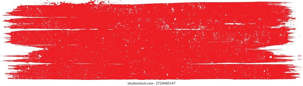 Roter Stempel mit gefleckter Textur . Distress Grunge Hintergrund . Scratch, Grain, Noise, Grange Stempel . Schwarzes Spray Blot von Tinte.Platzieren Sie Textur über jedem Objekt, um Grungy Effect .abstrakte Vektor zu erstellen. 
