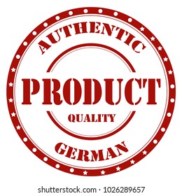 Red stamp with text Product,vector illustration