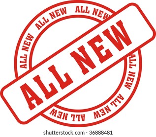 Red Stamp With The Word All New