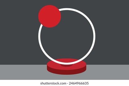 Red stand for event night