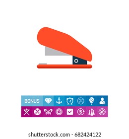 Red stapler icon