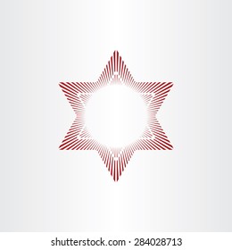 red star abstract background design