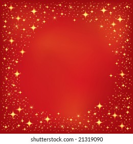 Red Star Background. Star Background Series.