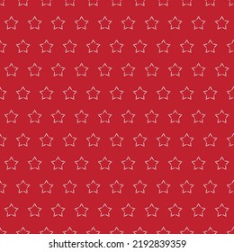 Red star creative background seamless pattern contrast background eps vector illustration